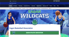 Desktop Screenshot of eaganhoops.org
